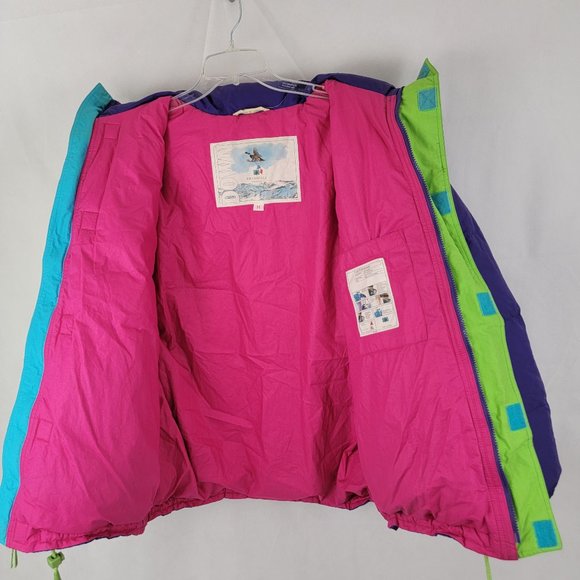 Brambilla puffer Jacket 90s color block - Picture 11 of 16